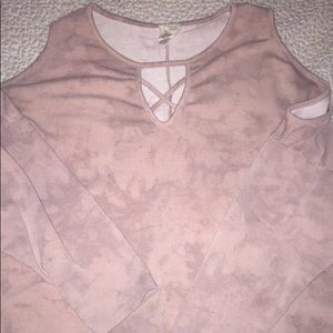 Cold Shoulder Shirt (small)